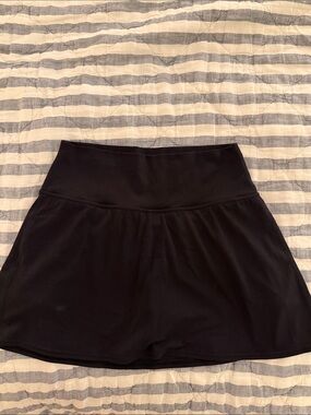 lululemon athletica Black High-Waist Athletic Skort